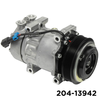 REMAN A/C COMPRESSOR WITH SINGLE GROOVE CLUTCH