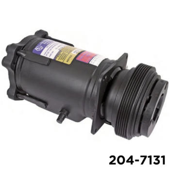 A/C Cmpressor New With Clutch A6 - 6 Groove Poly Clutch - 12 Volt