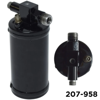 Receiver Drier / Motor Home 2.5 in x 6 in 18mm Male Insert Oring x 12mm QD