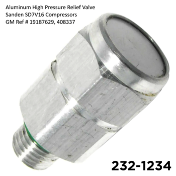 Pressure Relief Valve 3/8 24 Non Captive Sanden SD7V16