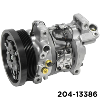 NEW AFTERMARKET DKV14D A/C COMPRESSOR WITH 6 POLY CLUTCH 12V
