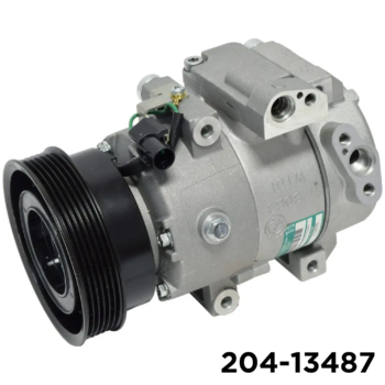NEW AFTERMARKET DV13 A/C COMPRESSOR WITH 6 POLY CLUTCH 12V