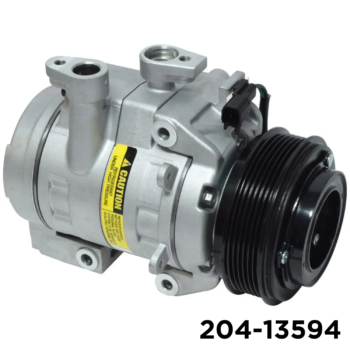 NEW AFTERMARKET DKS20DT A/C COMPRESSOR WITH 6 POLY CLUTCH 12V