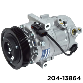 NEW AFTERMARKET VS14E A/C COMPRESSOR WITH 6 POLY CLUTCH 12V