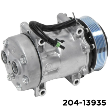 NEW OEM SANDEN SD7H15 A/C COMPRESSOR WITH 6 POLY CLUTCH 12V