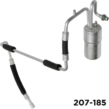AFTERMARKET A/C RECEIVER DRIER WITH HOSE ASSEMBLY