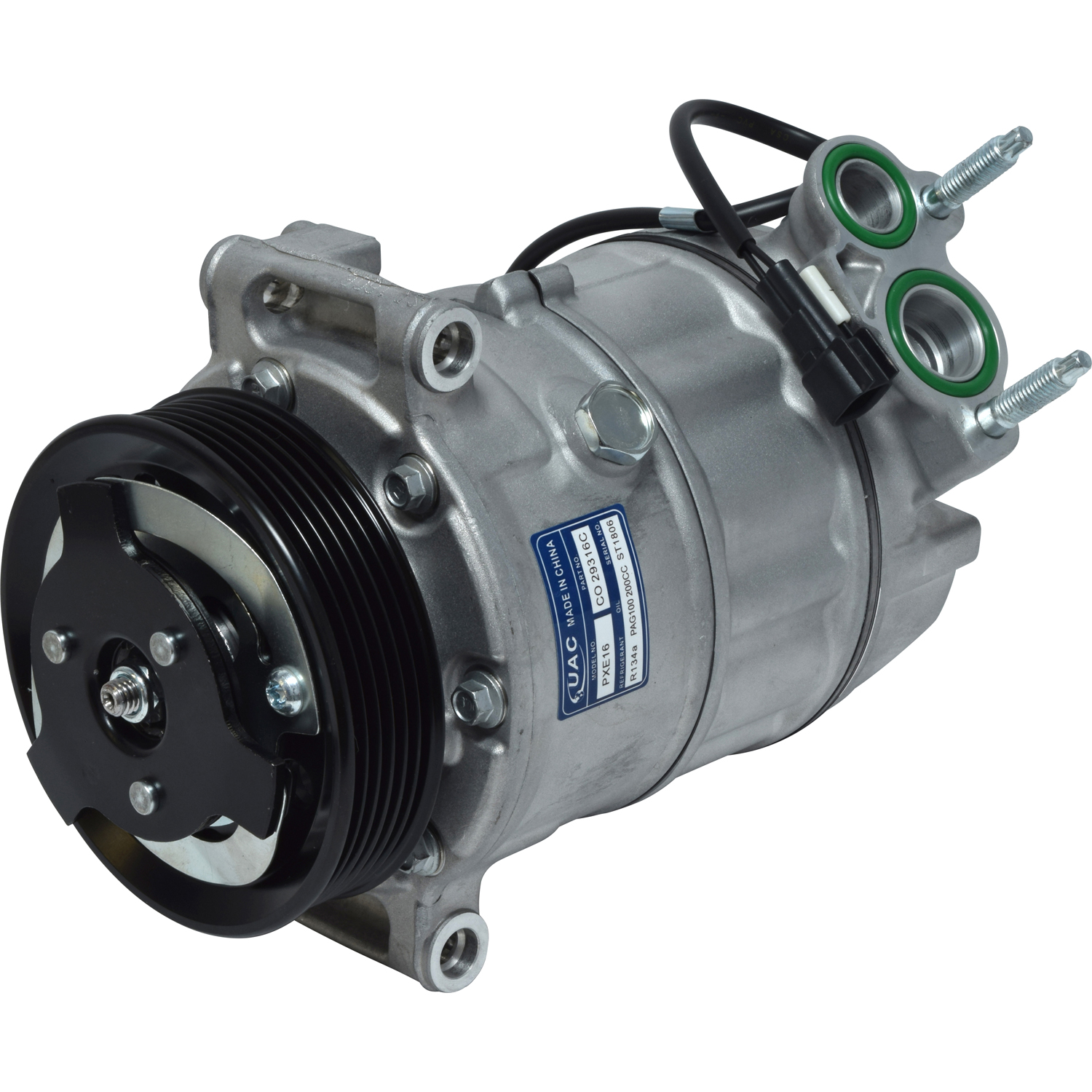 NEW AFTERMARKET PXE16 A/C COMPRESSOR WITH 6 POLY CLUTCH | Air Components