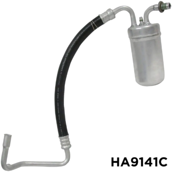 NEW AFTERMARKET A/C RECEIVER DRIER WITH HOSE ASSEMBLY
