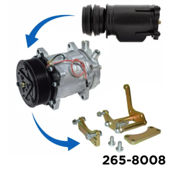 Compressor Mount & Compressor Kit Serpentine Belt To Sanden Conversion
