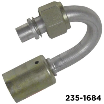Beadlock / Barb Fitting 180 Degree #10 Female ORing X #10 Hose
