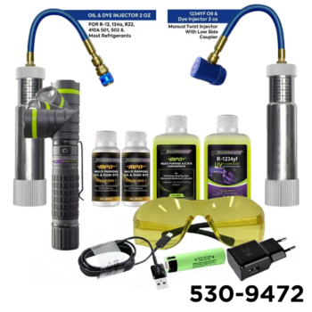 Fluoro-Dye MPD™ Master Start Up Kit With UV & Flash Light & 50 Applications of Dye