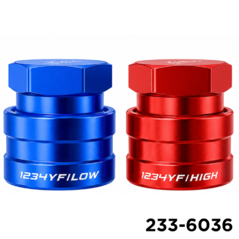 A/C Quick Cap Set Fits All R1234-YF Vehicles