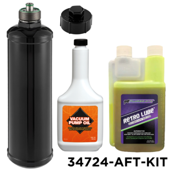 ROBINAIR Aftermarket Recovery/Recycling Filter With Fluoro-Dye Retro Lube & Vacuum Pump Oil