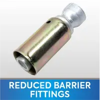 Reduced Barrier Fittings